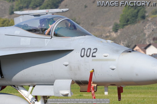 2008-09-27 Base Aerienne Sion 0595 McDonnell Douglas FA-18C Hornet